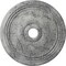 Ekena Millwork Diane Medallion (Canopies up to 6 1/4"), 24"OD x 3 5/8"ID x 1 1/4"P, Ultra Pure White Crackle CM24DIUWC - alternate 1